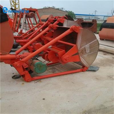 China 6 Cubic Meters Dredging Grab Underwater Channel Dredging Remote Control for sale