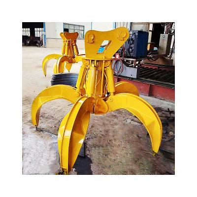 China Stainless Steel Q235 Q345 Hydraulic Clamshell Bucket 500-3000kg Grab Buckets for sale