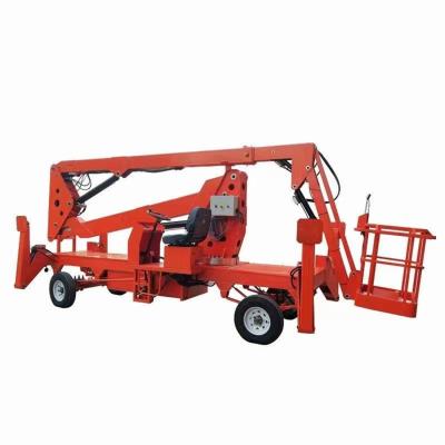 China 30m Mobile Aerial Electric Lifting Platform Diesel Truck Mounted Knuckle Boom Lift  for sale