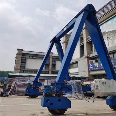 中国 10 Ton Lift Crane Machine Single Girder Rubber Tyre Gantry Crane 販売のため