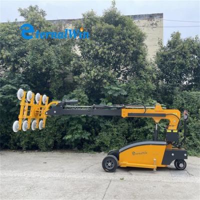 China Stable Reliable Glass Lifter Vacuum Glass Glazing Robot 500kg With Hydraulic Components for sale