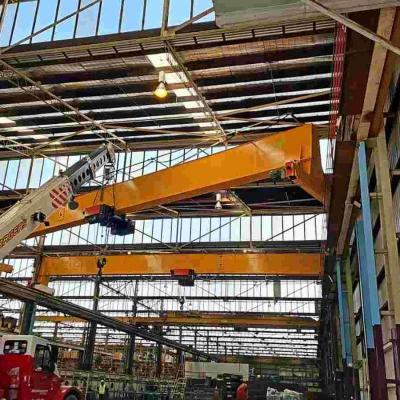 China European Type Electric Remote Control C Track Single Girder Overhead Crane 5T 15T for sale