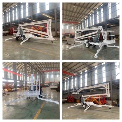 China 8m 10m 12m 14m Portable Platform Man Lift  Aerial Work Platform Hydraulic Machine Te koop
