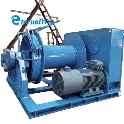 China Steel Marine Electric Winch Rated Load 1 Ton To 100 Ton Wire Rope Diameter 8mm To 60mm Te koop