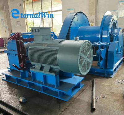 China 1 Ton To 100 Ton Rated Load Marine Electric Winch Steel For Lifting à venda