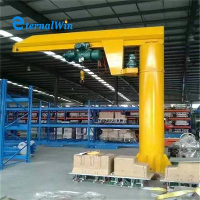 China Electric Chain Hoist Jib Crane With Customizable Lift Height - High Performance Steel Construction for sale