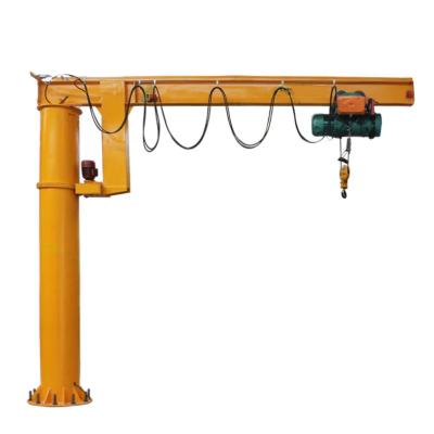 China Performance Steel Electric Jib Crane With Customized Lift Height And Chain Hoist Options for sale