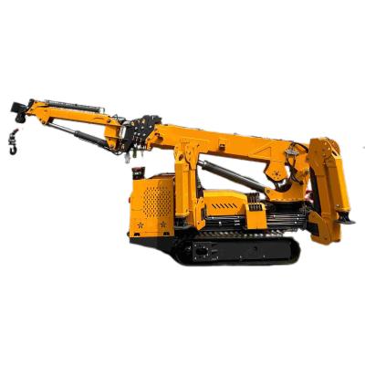 China Steel Mini Spider Crane Telescopic Boom 3 Ton 5 Ton 8 Ton 12Ton Lifting Capacity Electric And Diesel Power for sale