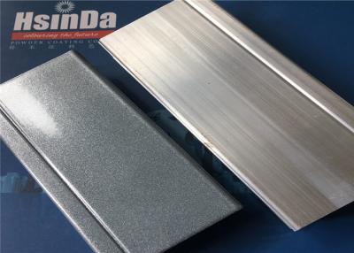 China Electrostatic Spray Metallic Silver Powder Coat High Temperature Resistance for sale