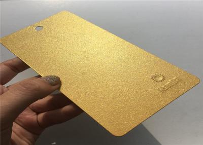 China Gold Shinny metallischen Pulver-Mantel, energiesparende industrielle Pulver-Beschichtung zu verkaufen