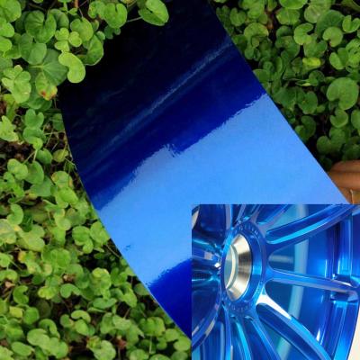 China Auto Parts Polyester Resin Powder Paint Dandy Blue Electrostatic Spray for sale