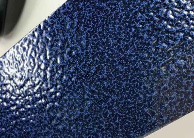 China Blaue Hammer-Beschaffenheits-thermostatoplastisches Pulver im Freien, das metallischen Effekt beschichtet zu verkaufen
