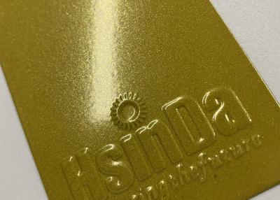 Cina Polvere durevole legata metallica dell'oro che ricopre superficie regolare per mobili metallici in vendita