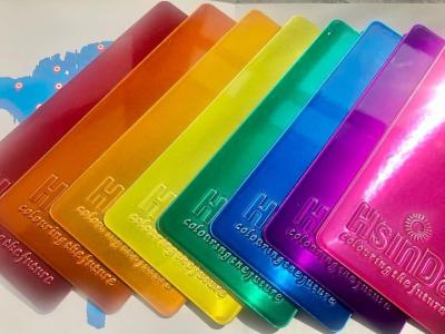 China Süßigkeits-transparenter Pulver-Beschichtungs-Farben-Spiegel-Effekt zu verkaufen