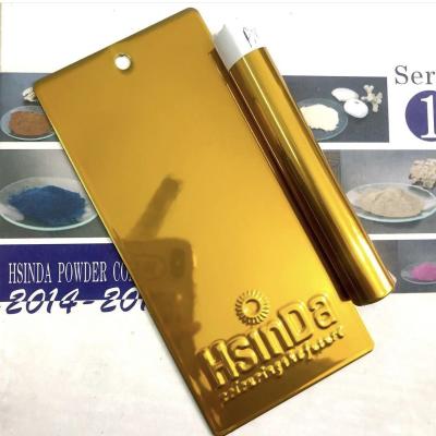 China Chrome Gold Plating Metal Powder Coating Electrostatic Spraying Pintura for sale