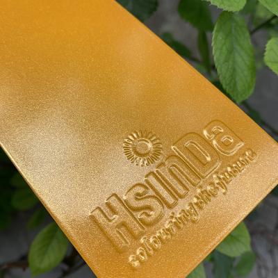 China Metallic Gold Powder Coating , Powder Paint Furniture Coating for sale