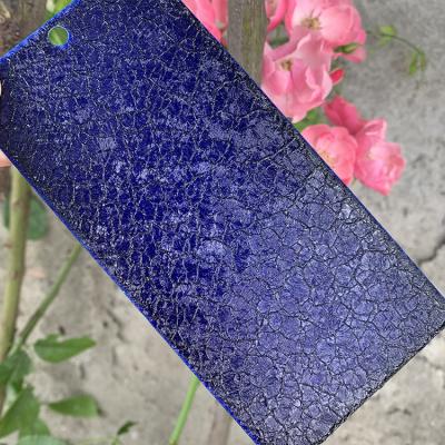 China Blue Crocodile Texture Electrostatic Epoxy Powder Coating Supplies for sale