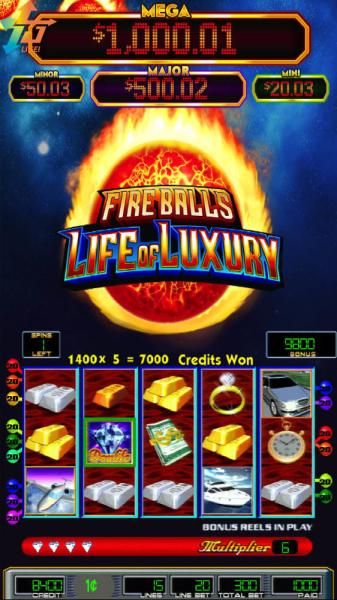 Quality FireBall LOL Life Of Luxury Gaming PCB Boards For Slot Machine Support 3 Model for sale