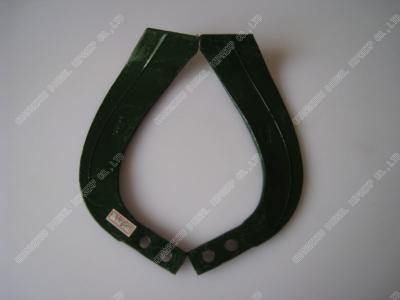 China Single And Double Hole Rotary Tiller Blades Df Sf Dry And Wet Blades Oem Accepted for sale