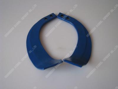 China 0.5Kg-0.6Kg 581 681 Rotary Tiller Blades For Tractor Double Hole Blue Colorful for sale