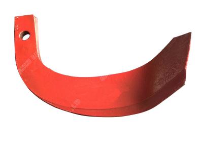 China Double Hole Rotary Tiller Blades 581 for agricultural machine 450g-600g spraying plastics for sale