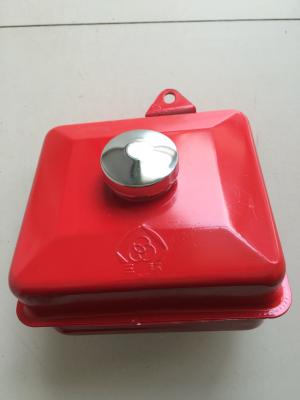 China Diesel engine fuel tank red color with logo for R170 small and big fuel cock hole 50mm and 56mm for sale