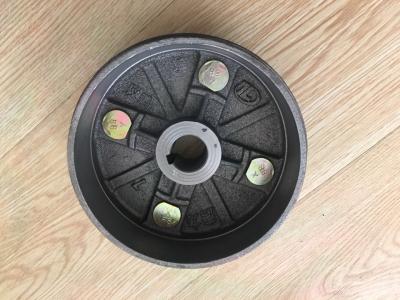 China 160mm / 180mm Brake Drum Auto Rickshaw Parts Iron Used In  Rear Alxe for sale