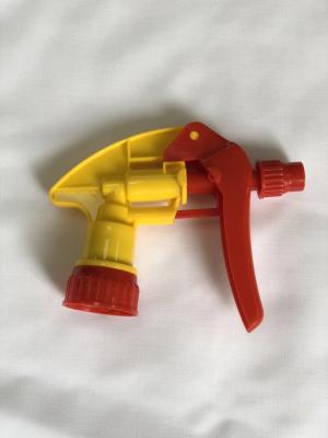 China Hills Garden Sprayer Spare Parts , Red Yellow Color Plastic Trigger Garden Sprayer for sale