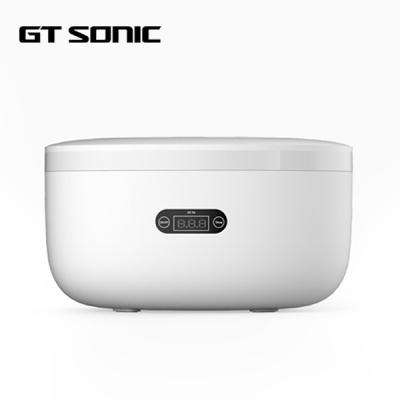 China White Electronic Jewelry Cleaner , Small Ultrasonic Jewelry Cleaner 750Ml for sale