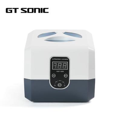 China Dental Clinic Heated Ultrasonic Cleaner , 1.3L Ultrasonic Watch Washer 60W 40kHz for sale