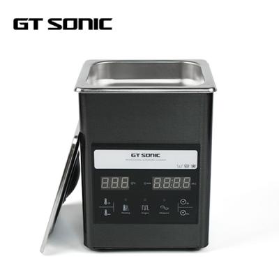 China Digital Benchtop Ultrasonic Cleaner Stainless Steel Material Black Color for sale