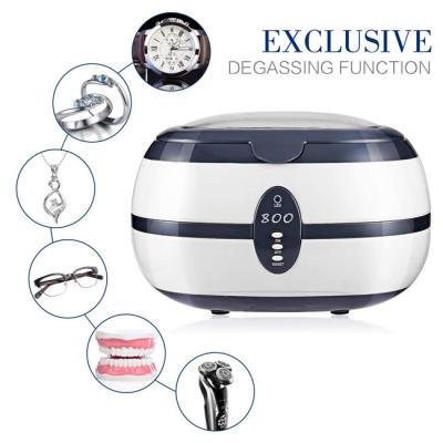 China 304 Stainless Steel Tank 40KHz Ultrasonic Cleaner For Jewelry Glasses Dentures Watch for sale