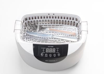 China Plastic Basket Ultrasonic Denture Cleaner SUS304 Grade Stainless Steel Tank For Home for sale