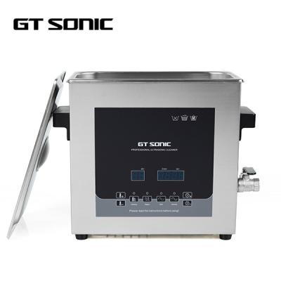 China 6 Litres Middle Size 150W Ultrasound Power Ultrasonic Cleaner With Drain Valve Laboratory Research for sale