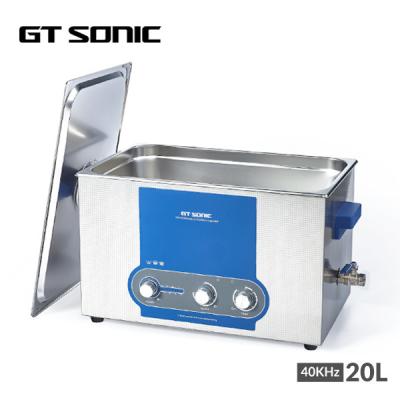 China 240V Ultrasonic Vegetable Washer 20 Liter For Dental Tools Metal Parts Ultrasonic Cleaner for sale