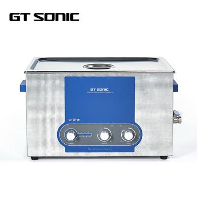 China GT SONIC 20L Manual Ultrasonic Cleaner Adjustable Power Parts Cleaning Machine for sale