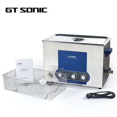 China 500W 27L Mechanical Control Power Adjusted Large Tank Ultrasonic Cleaner Machine With Timer Heater for sale