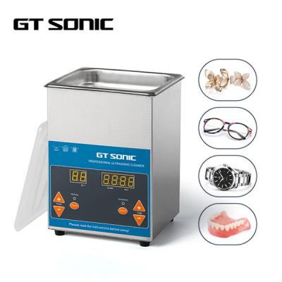 China 50W 2L Heated Digital Ultrasonic Cleaner FCC For Jewellery Shop for sale