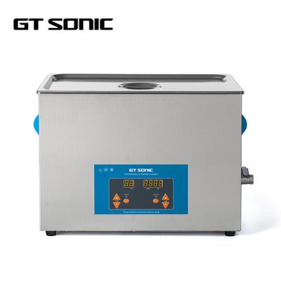 China 27L Lab Ultrasonic Cleaner With Display Time And Ceramic Heaters Heated Ultrasonic Cleaner for sale