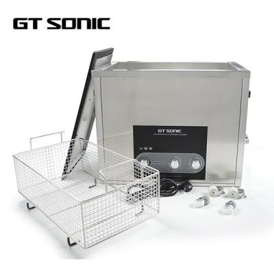 China Power Adjustable Industrial Ultrasonic Cleaner 36L SUS304 tank acid proof for sale
