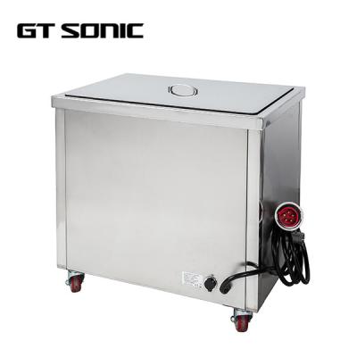 China 28khz  / 40khz Engine Block Ultrasonic Cleaner Heated Ultrasonic Cleaner With Wheel for sale