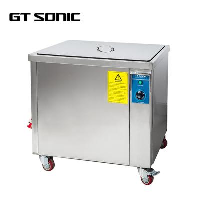 China 105L Metal Manual Ultrasonic Cleaner SUS304 Basket Acid Proof for sale