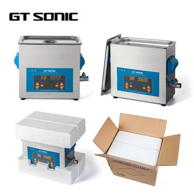 China 40KHz 6L Digital Control Parts Ultrasonic Cleaner , Heated Ultrasonic Washer 150W for sale