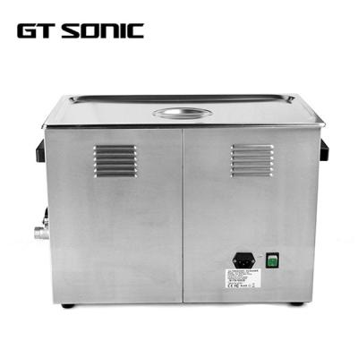 China SUS304 Parts Heated Ultrasonic Cleaner 27L Adjustable Timer AC100V for sale