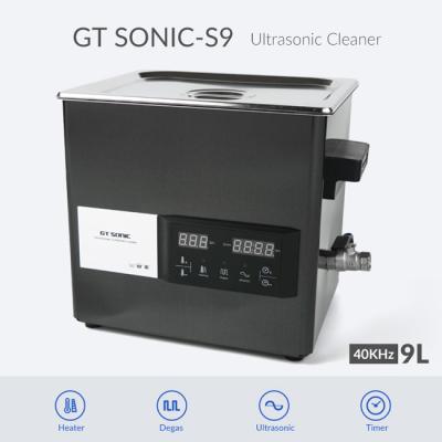 China A GT SONIC 200W aqueceu o líquido de limpeza ultrassônico da joia 9 litros de tanque à venda