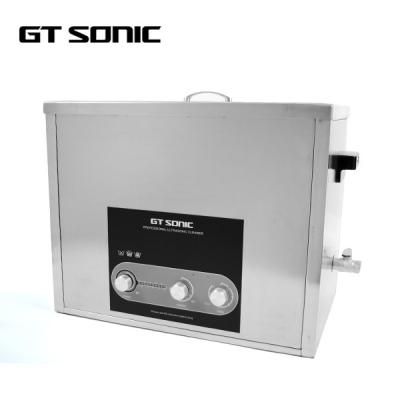 China Manual 36L 40KHz high frequency ultrasonic cleaner 2MM SUS304 Tank for sale