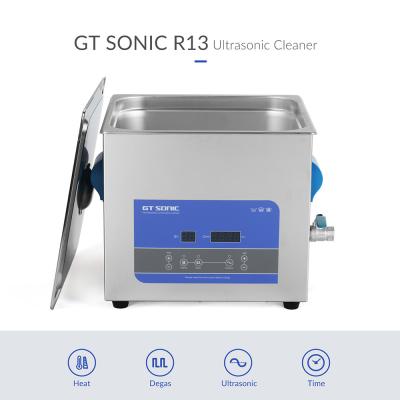 China Líquido de limpeza ultrassônico Heater Degas Timer Wash Tank das peças da GT SONIC 13L à venda