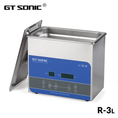 China 100W Ultrasonic Sonic Cleaner 3L Small Benchtop Ultrasonic Bath for sale
