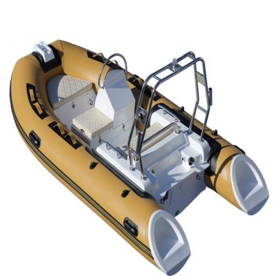 China 2022  6 person inflatable boat hypalon inflatable boats  rib boat 12ft rib360C with console and back cabin à venda