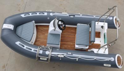 China 2022 innovative design removable fuel tank 13 ft  rib390BL inflatable rib boat with teak floor en venta